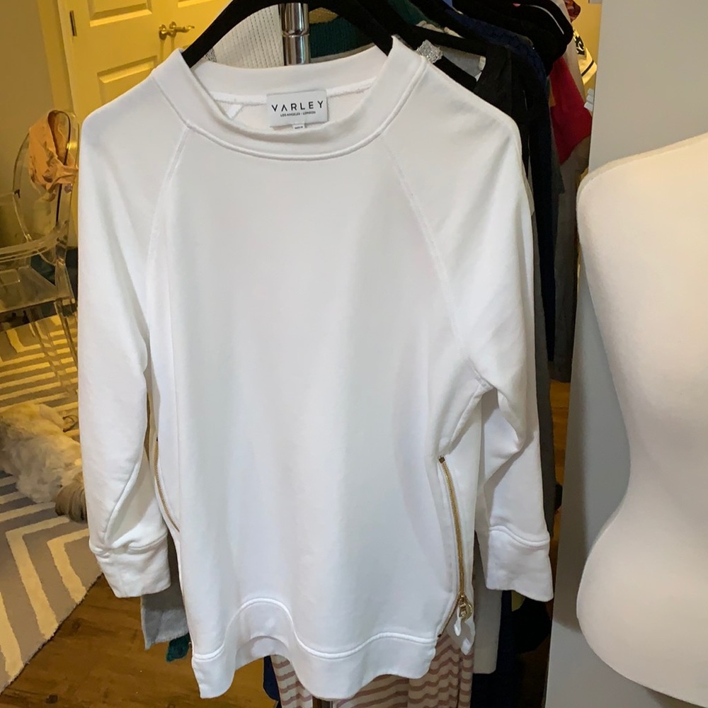 Varley side zip sweatshirt small